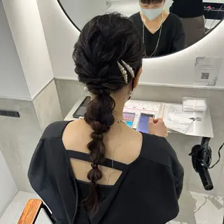 ヘアアレンジ 髪質改善/レイヤー× 縮毛矯正🤍maiのヘアスタイル