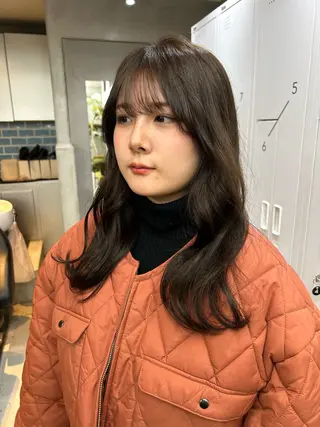 ロング カラー パーマ 似合わせカット✂︎ りょお🫧のヘアスタイル