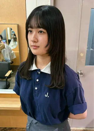 セミロング カラー 西山 紗耶香🪽 透明感カラー/ボブのヘアスタイル