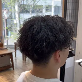 ショート パーマ メンズ 💥桜木町メンズ専門 💥ルキのヘアスタイル
