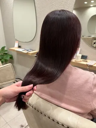 ロング 透明感カラー⭐️🌈 野村玲美のヘアスタイル