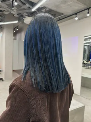 セミロング ✨ハイトーン/レイヤ ー/横浜/優内✨のヘアスタイル