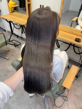 ロング カラー 縮毛矯正/エクステ ヘアアレンジ/ひふみのヘアスタイル