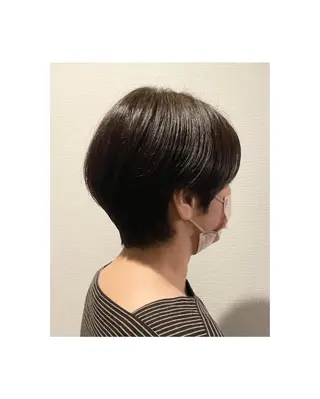 ショート 🎀レイヤーカット/ 艶カラー/ﾕｶ🎀のヘアスタイル