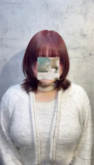 ミディアム カラー Afinar 乃空(ノア)のヘアスタイル