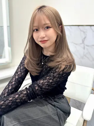 ロング カラー ♡ParveMix NANO♡のヘアスタイル