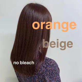 セミロング カラー 完全💗マンツーマン marinのヘアスタイル