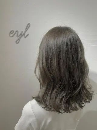 ミディアム カラー 💎赤み消しカラー 特化型デザイナー💎のヘアスタイル