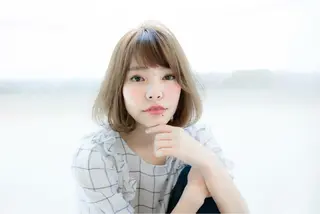 ショート ミディアム カラー 内藤 達也のヘアスタイル