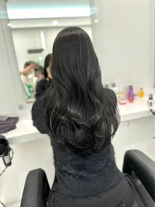ロング カラー 🤍韓国大人っぽ ベージュMAI🤍のヘアスタイル