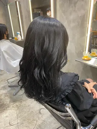 セミロング 透明感カラー🌿 グレージュ🐺陽介のヘアスタイル