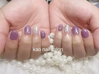 ネイル kao nail マグネット/長さだしのネイルデザイン