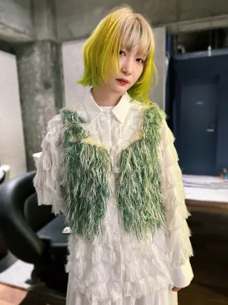 カラー 🧡色落ちまで2度 楽しめる🧡ヨシキのヘアスタイル