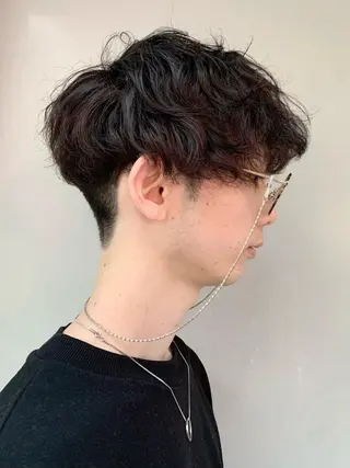 パーマ メンズ 深沢 秀のヘアスタイル