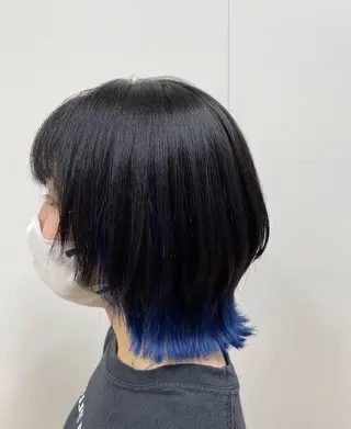 ミディアム 田中  愛のヘアスタイル
