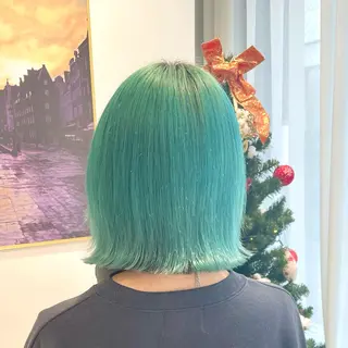ショート カラー パーマ ヘアアレンジ 🌈インナーカラー ‘ショウマ’🌈のヘアスタイル