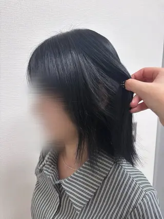 ロング カラー 韓国うる艶ハイトーン 💙ayana💙のヘアスタイル