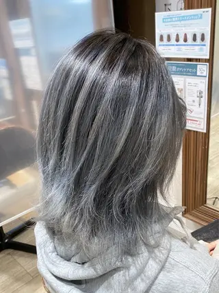 ミディアム カラー 髪質改善特化KIZU /艶髪研究（京都）のヘアスタイル