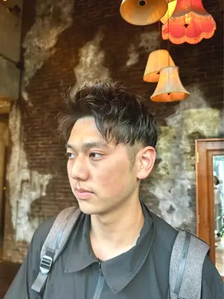 パーマ メンズ 韓国レイヤー✨ yasuko銀座のヘアスタイル