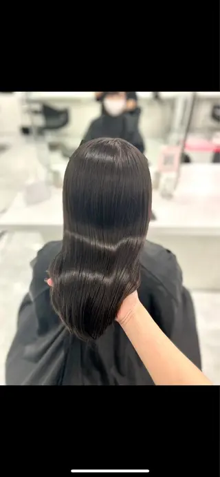セミロング カラー 渋谷人気1位✨カラー 縮毛、髪質改善のヘアスタイル
