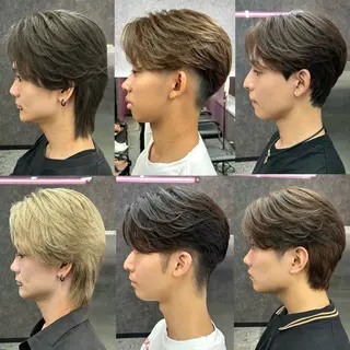 ショート カラー メンズ メンズスタイリスト 前田雄輝のヘアスタイル