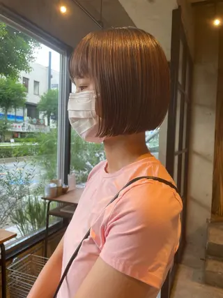 ショート カラー mizuho .のヘアスタイル