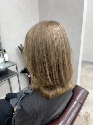 ミディアム Gracias一宮 Rikoのヘアスタイル