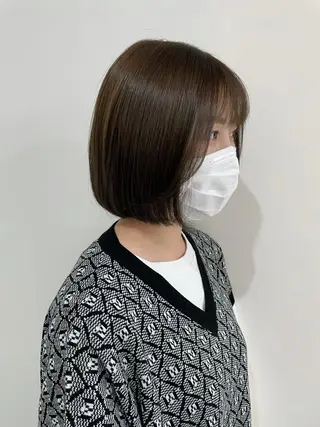 ショート 🤍似合わせパーマ 奥田沙耶🫧のヘアスタイル
