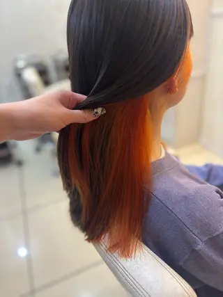 ミディアム はらだ すずのヘアスタイル