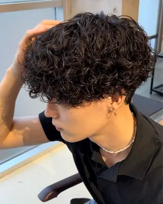 パーマ メンズ メンズパーマ職人馬場 和哉のヘアスタイル