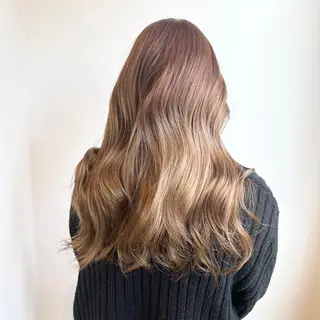 ロング カラー 髪質改善/韓国ヘア 顔まわり特化yutoのヘアスタイル