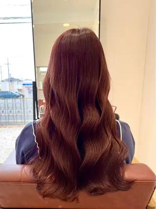 ロング 縮毛矯正/髪質改善 特化/冨島智基のヘアスタイル