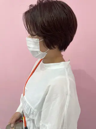 ショート 岩田 萌那のヘアスタイル