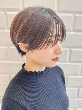 ショート クロスパーマ松永裕久 似合わせカットのヘアスタイル