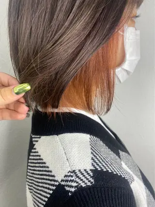 カラー 中村 彩夏のヘアスタイル