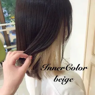 ミディアム カラー ヘアアレンジ 透明感カラー 古山 結季🌙🖤のヘアスタイル