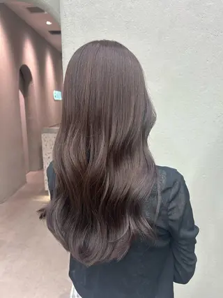 ロング ツヤカラー🧸💫 のりかのヘアスタイル