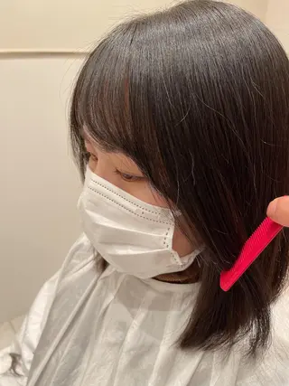 ミディアム ⛄️艶カラー／ レイヤー⛄️和也のヘアスタイル