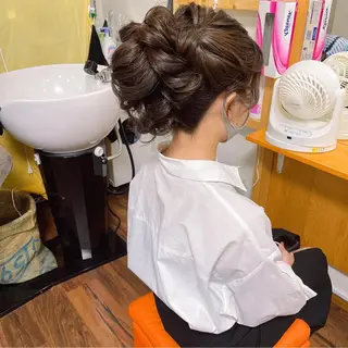 ロング 池谷 久美子のヘアスタイル