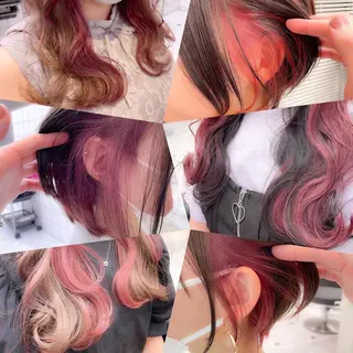 ロング カラー パーマ ヘアアレンジ メンズ キッズ ネイル マツエク・マツパ 🎀愛されモテヘア♡ 梅澤夏基🎀のヘアスタイル