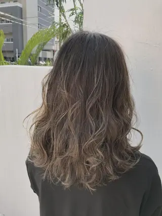 ミディアム カラー メンズカット特化柏駅 徒歩3分LOUのヘアスタイル
