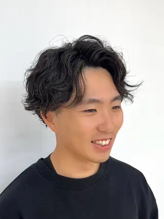 ショート パーマ メンズ メンズ特化/パーマ/ 髪質改善　高野奨馬のヘアスタイル