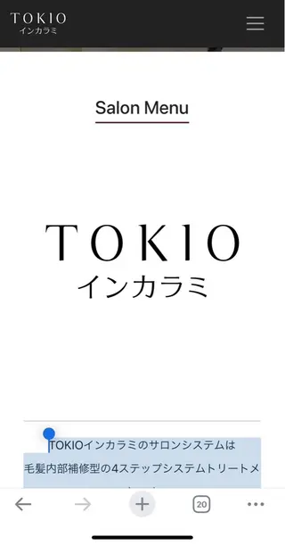 カラー 新城 奈央のヘアスタイル