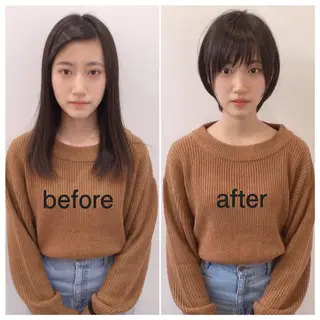 ショート 韓国美髪矯正✂️ 佐藤ヒロのヘアスタイル
