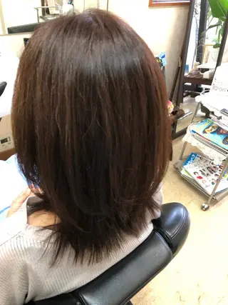 ミディアム カラー 石塚 浩のヘアスタイル
