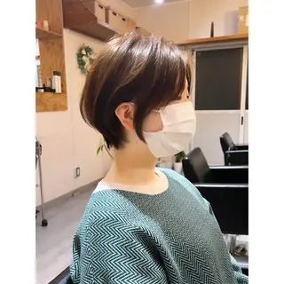 ショート 茅ヶ崎/ショートボブ /ハイトーン/片野のヘアスタイル