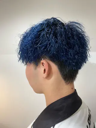 ショート カラー メンズ ナカムラ イヅミのヘアスタイル