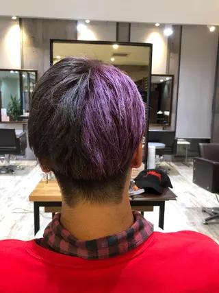 ミディアム カラー パーマ ヘアアレンジ メンズ キッズ ネイル マツエク・マツパ EnBlesS西宮 マンツーマン神道有基のヘアスタイル