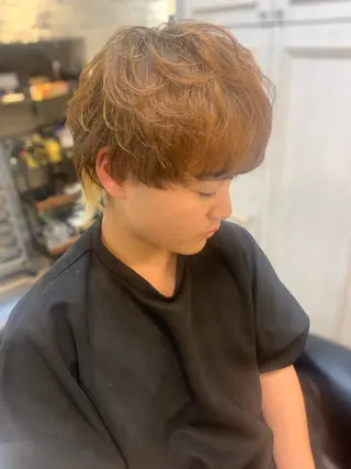 カラー メンズ フリーランス理美容師 いさかのヘアスタイル