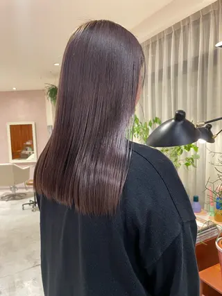 ロング カラー 八杉 佳澄のヘアスタイル